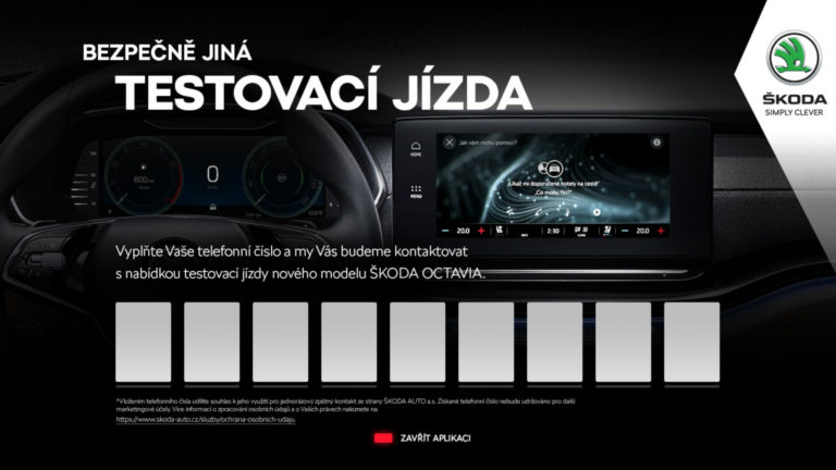 HbbTV aplikace Škoda Octavia